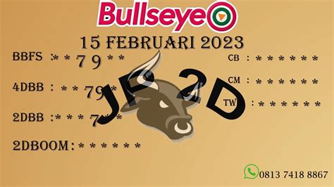 Live Draw Bullseye live result Tercepat angka Keluar hari ini.